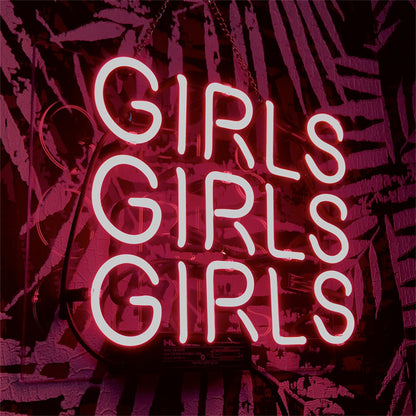 Girls Girls Girls Neon Signs