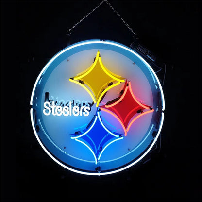 Pittsburgh Steelers Football Logo Neon Signs