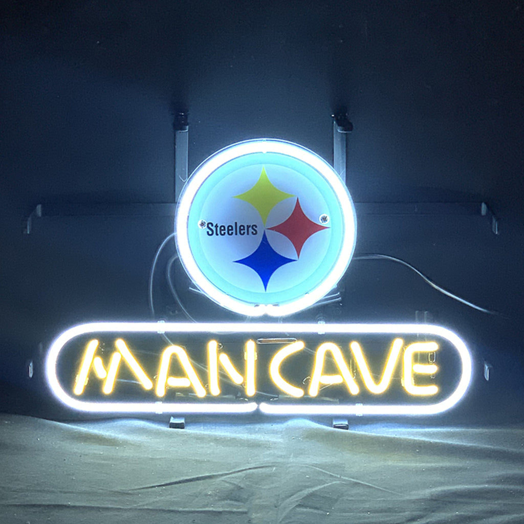 Pittsburgh Steelers Football Man Cave Neon Signs