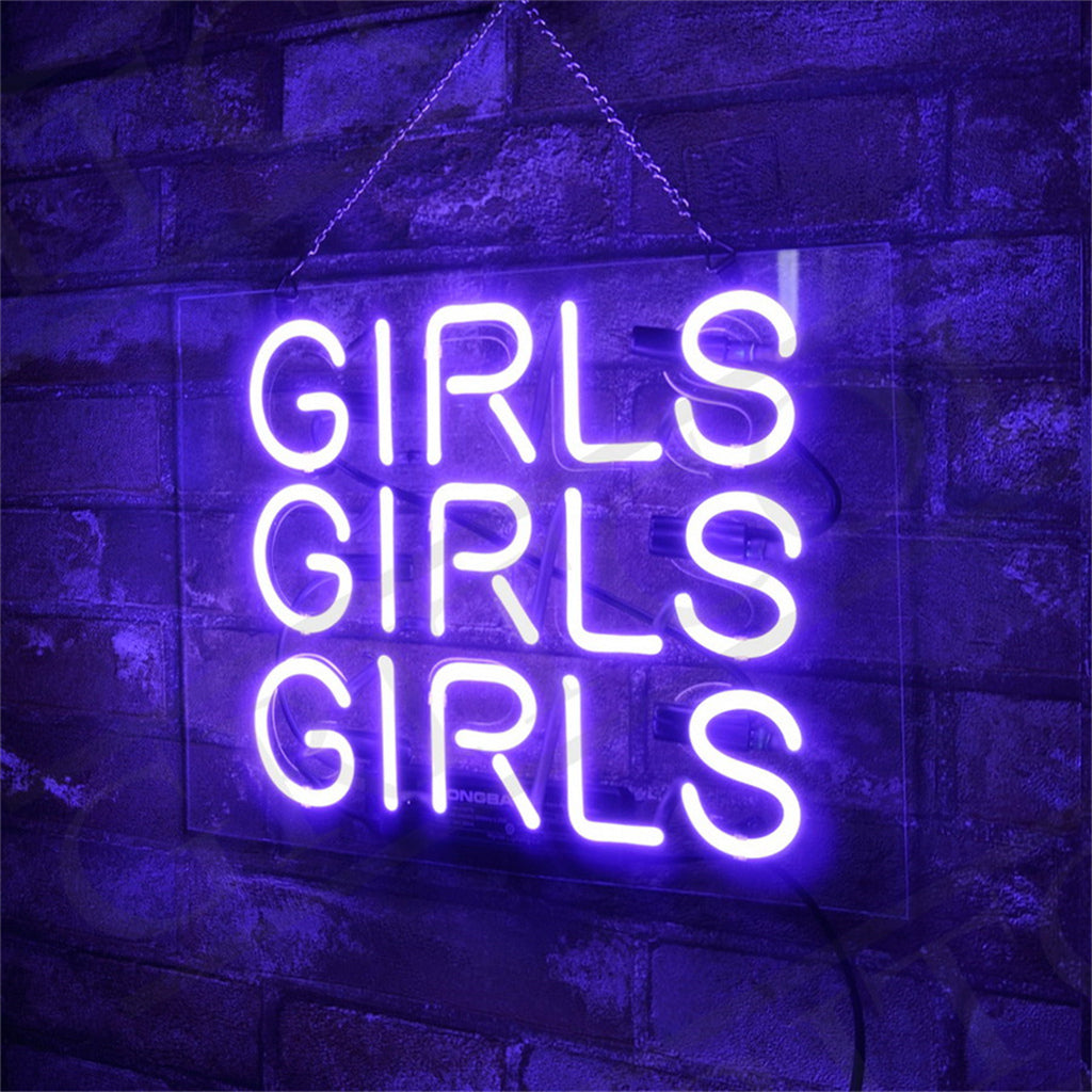 Girls Girls Girls Neon Signs