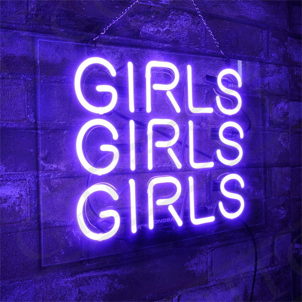 Girls Girls Girls Neon Signs