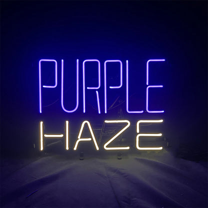 Purple Haze Beer Neon Sign Light