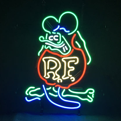 RF Rat Fink Mouse Neon Signs