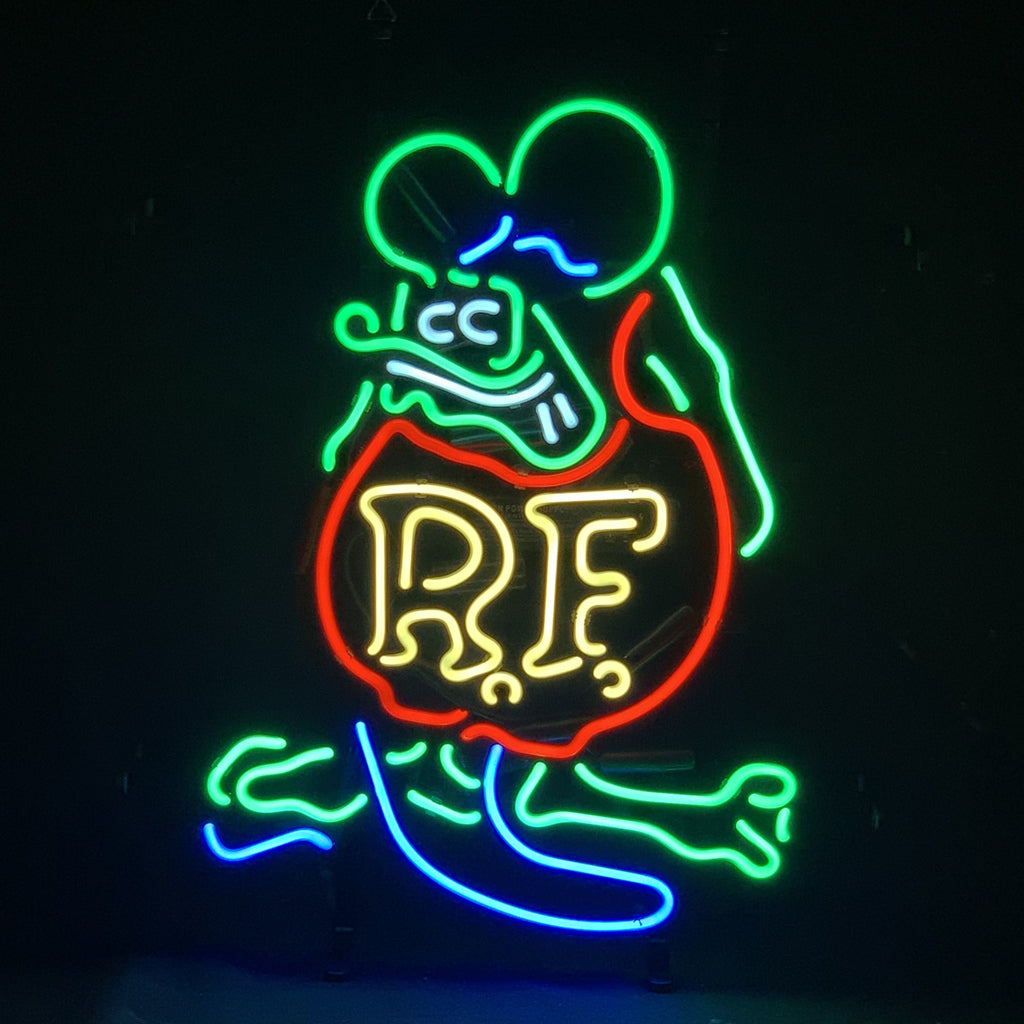 RF Rat Fink Mouse Neon Signs