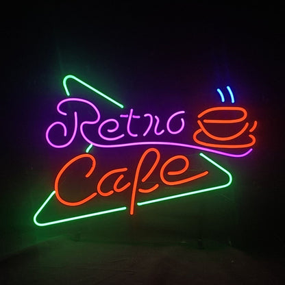 Retro Cafe Neon Light Sign