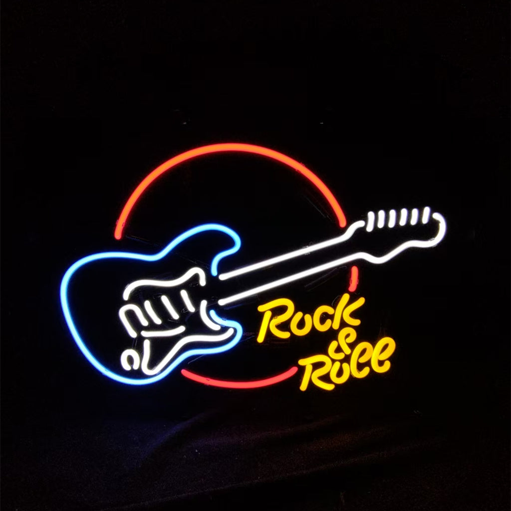 Rock&Roll Guitar Neon Signs