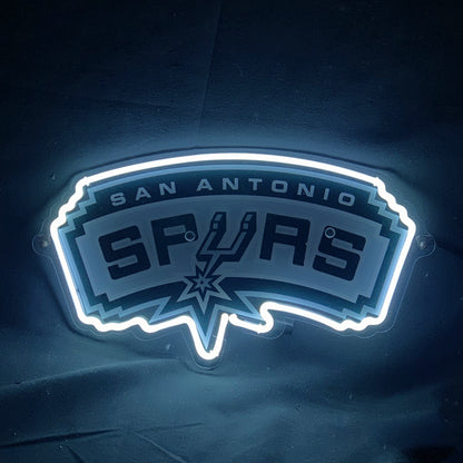 San Antonio Spurs Sport Logo Neon Signs