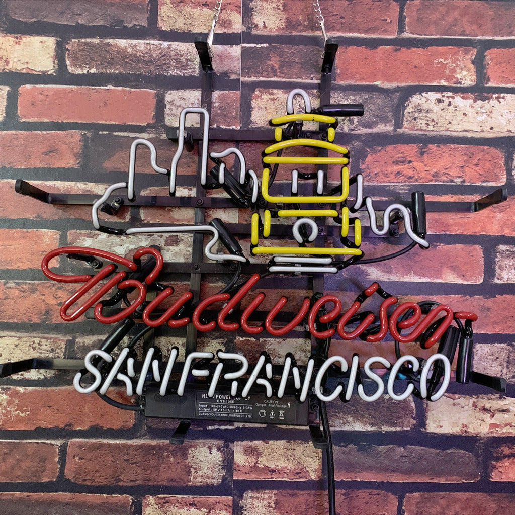 San Francisco City Syline Budweiser Neon Signs