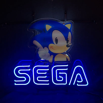 Sega Neon Signs Light