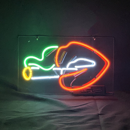 "Sexy Smoking Red Lips neon signs- perfect for business shop, bars, homes wall night lamp"