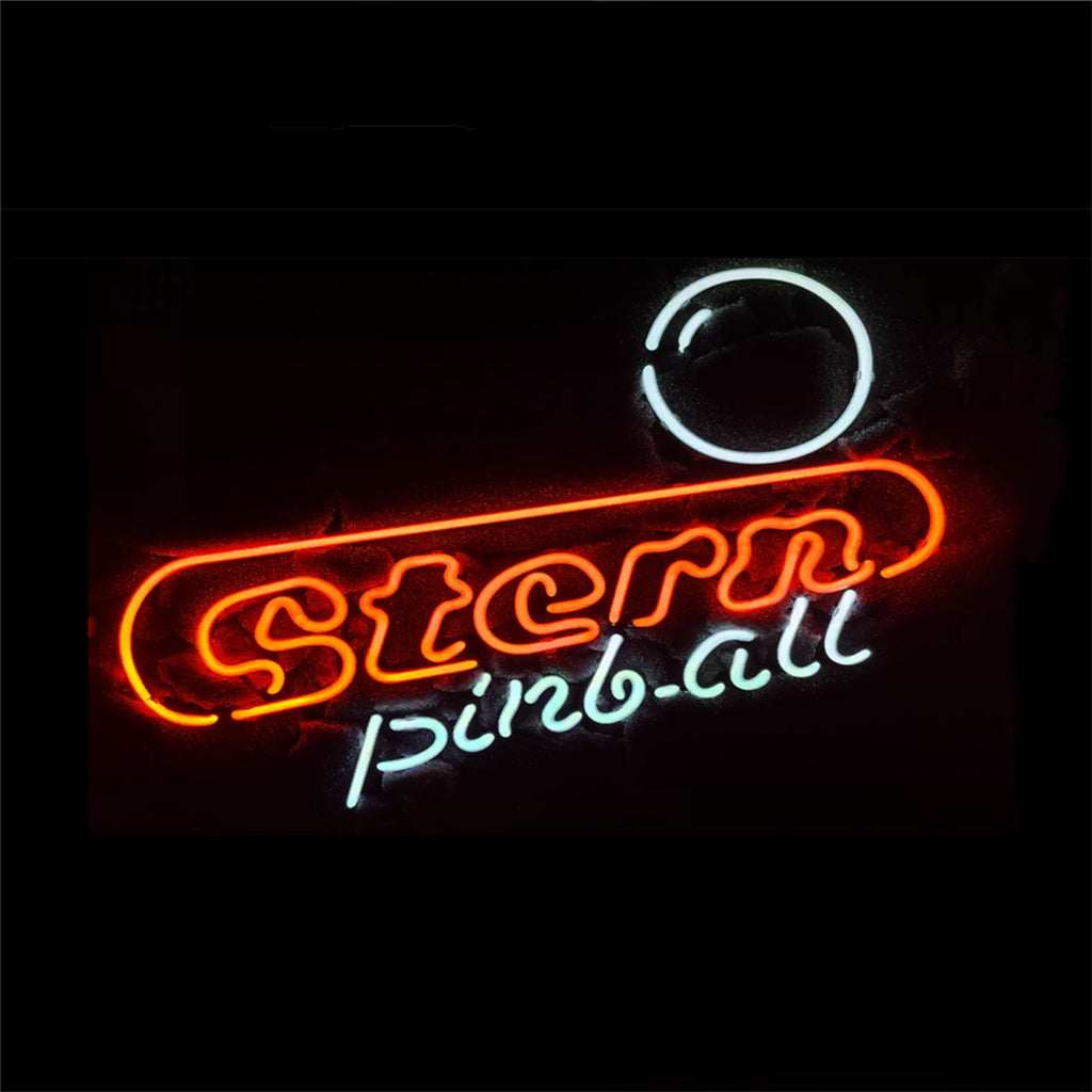 Stern Pinball Machine Neon Light Sign 100% Custom Real Glass Wall Art ...