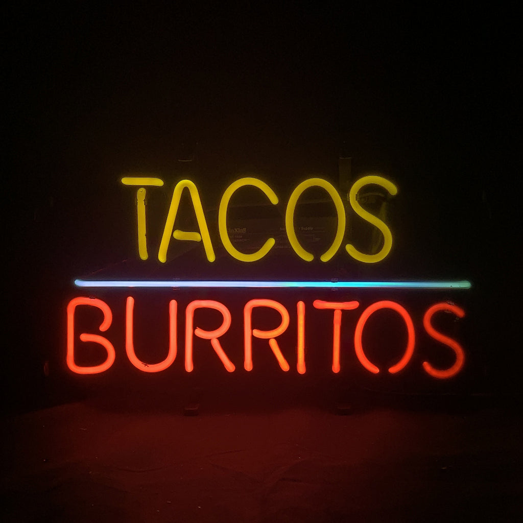 Tacos Burritos Neon Signs