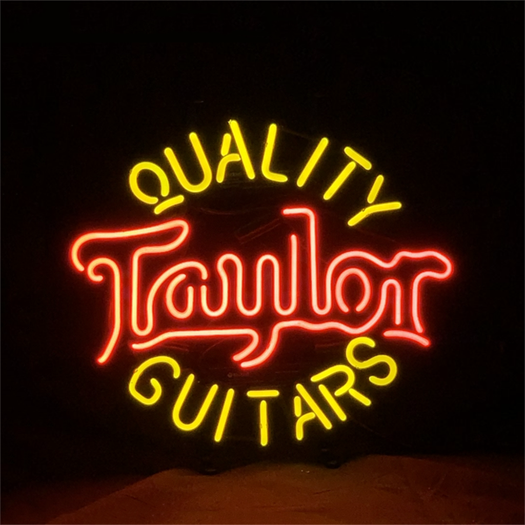 "Taylor Quality Guitars neon signs- perfect for business shop, bars, homes wall night lamp"