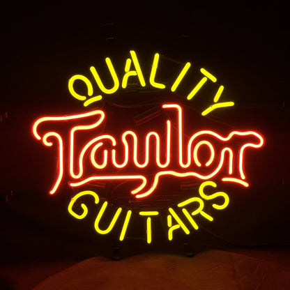 Taylor Quality Guitars Neon Signs Light