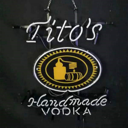 Blue Tito's Handmade Vodka Neon Signs Light