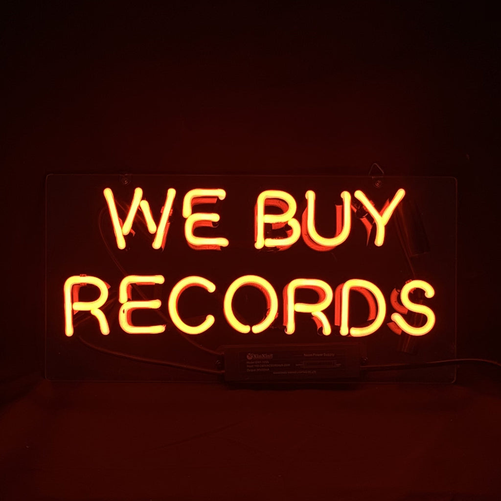 We Buy Records Neon Light Sign