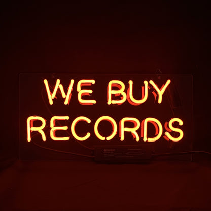 We Buy Records Neon Light Sign