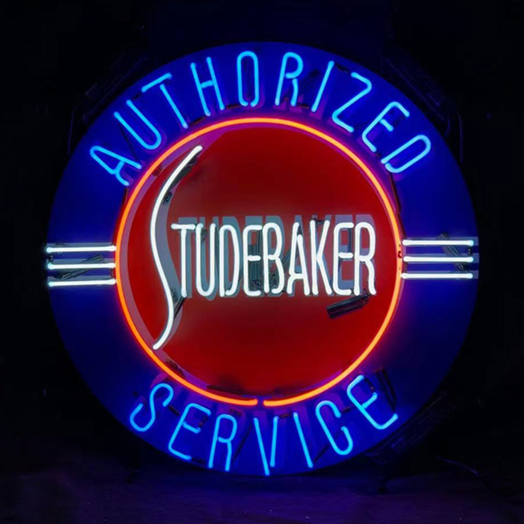 Authorized Studebaker Service Neon Signs Light