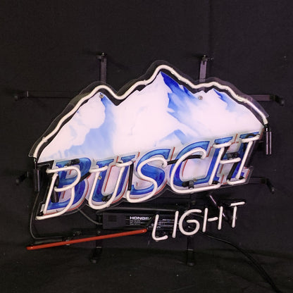 Busch Light Snow Mountain Beer Neon Signs Light