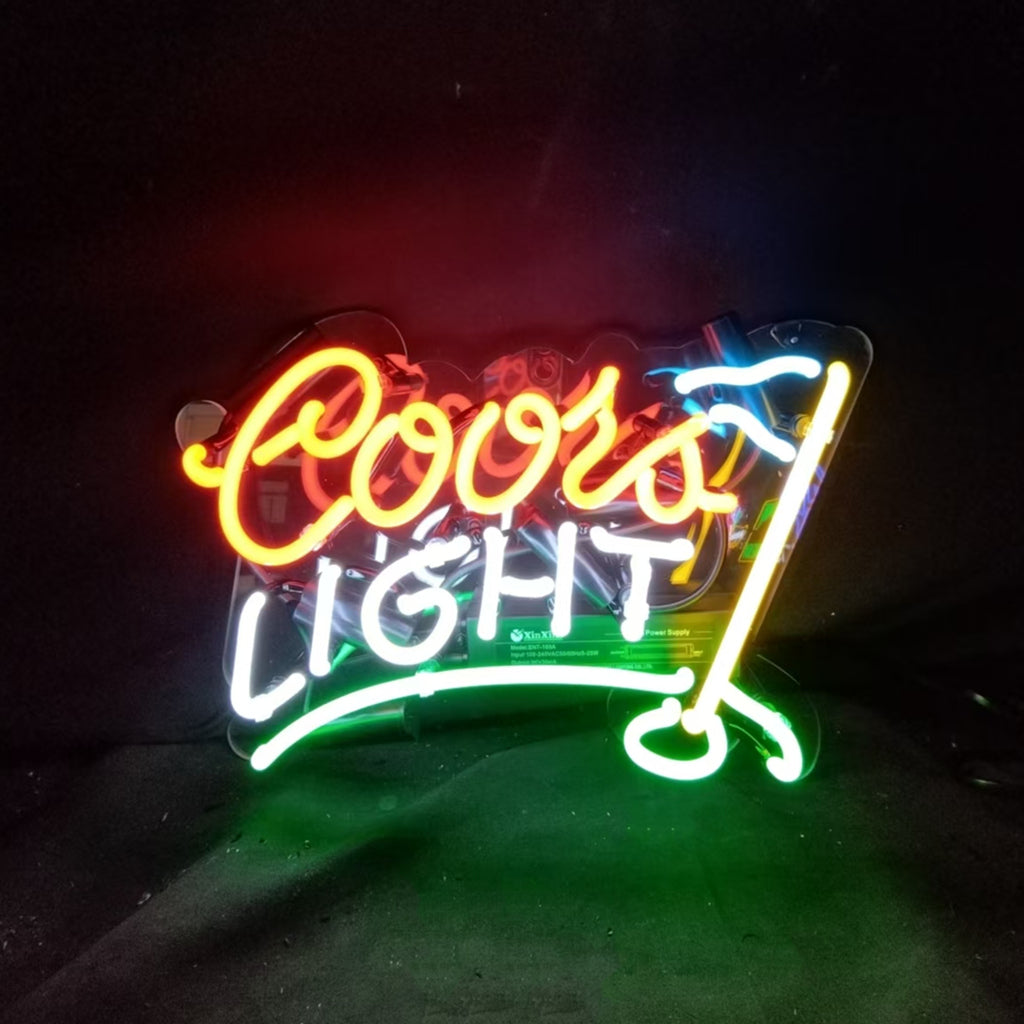 Coors Light Golf Neon Sign Light