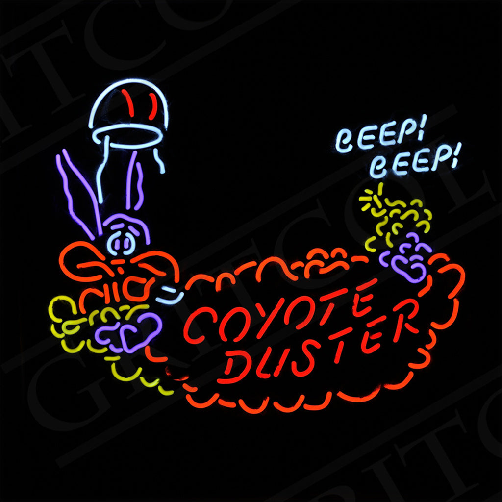 Coyote Duster Beep Beep Neon Signs