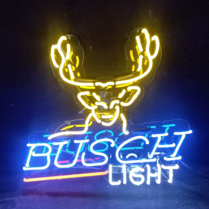 Deer Busch Light Beer Neon Signs Light