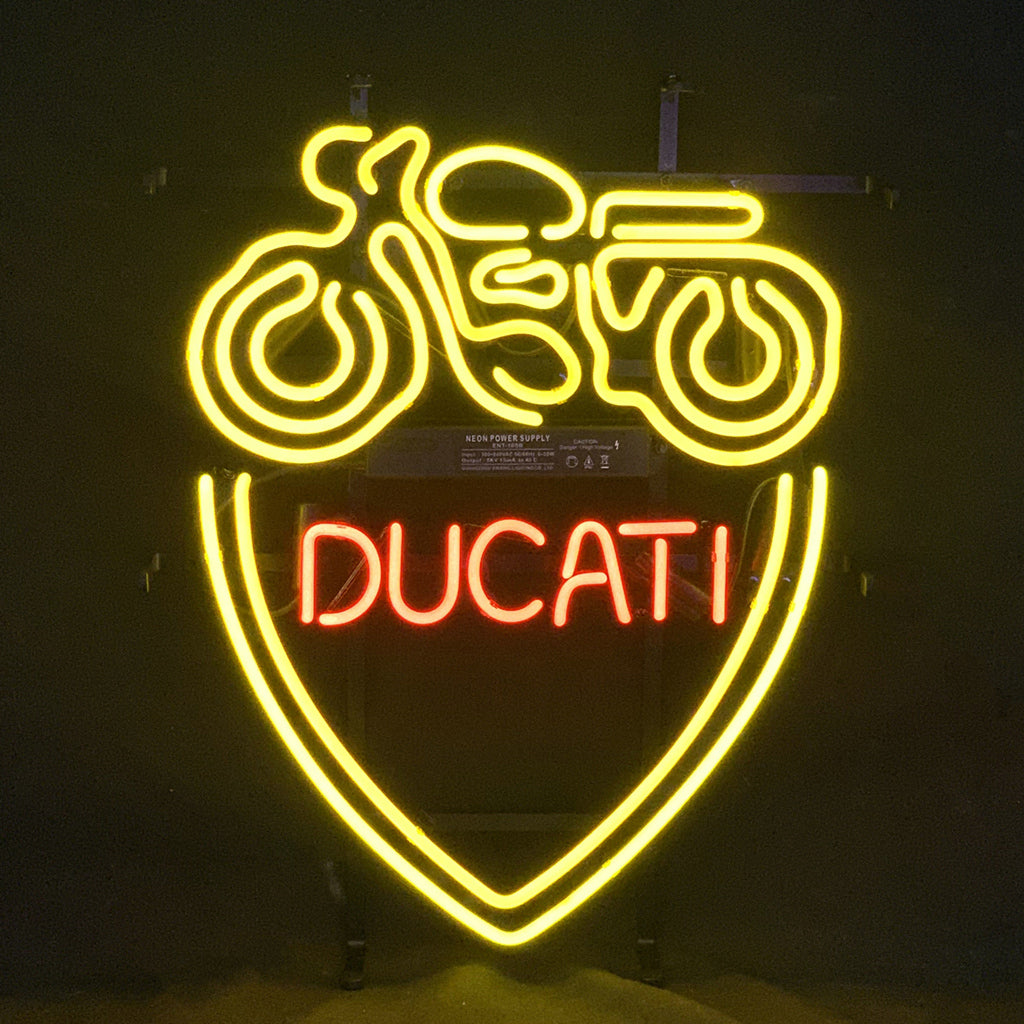 Ducati Motorcycle Neon Sign Light