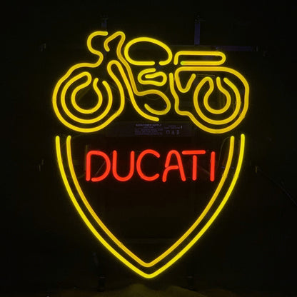 Ducati Motorcycle Neon Sign Light