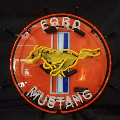 Ford Mustang Car Logo Neon Signs