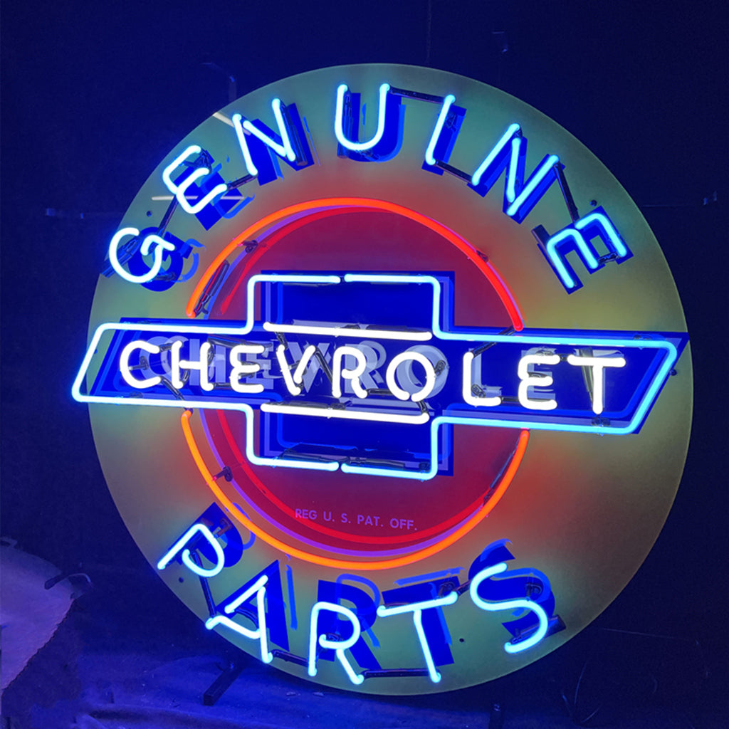 Genuine Chevrolet Parts Neon Signs