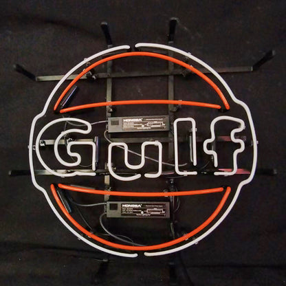 Gulf Gasoline Neon Signs