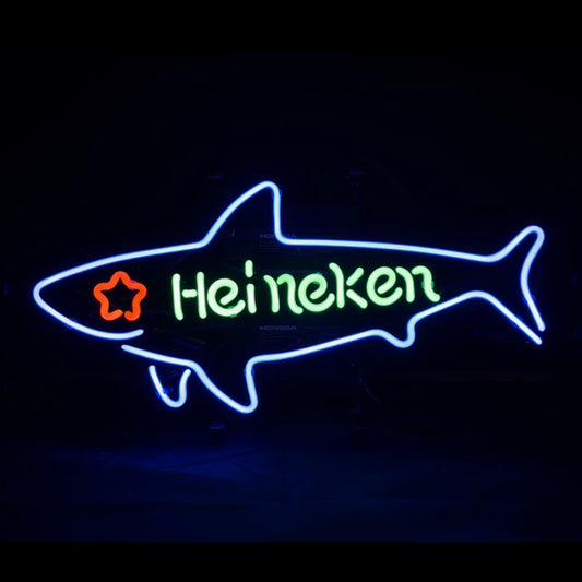 Heineken Beer Shark Neon Light Signs