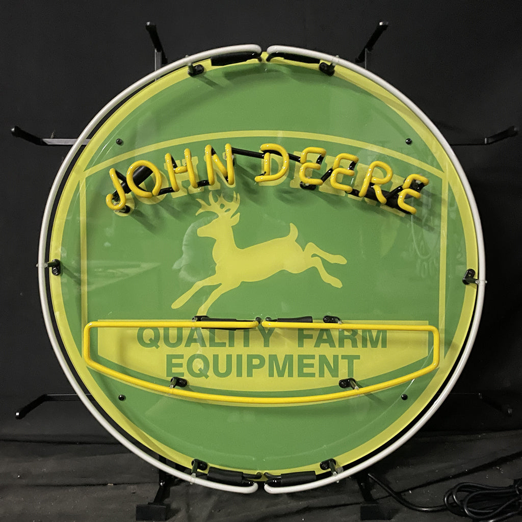 John Deere Quality Farm Equipment Neon Signs