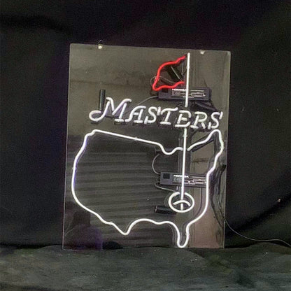 Masters Tournament Golf Neon Signs Light Glass