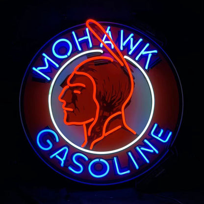 Mohawkk Gasoline Neon Signs Light