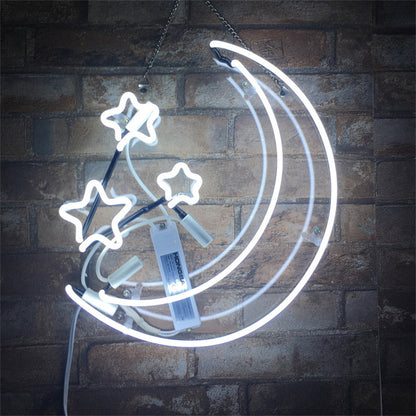 Moon and Stars Neon Light Sign