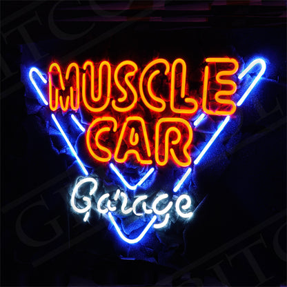 Muscle Car Garage Neon Ligth Sign