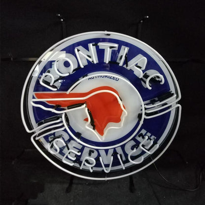 Pointiac Service Neon Signs