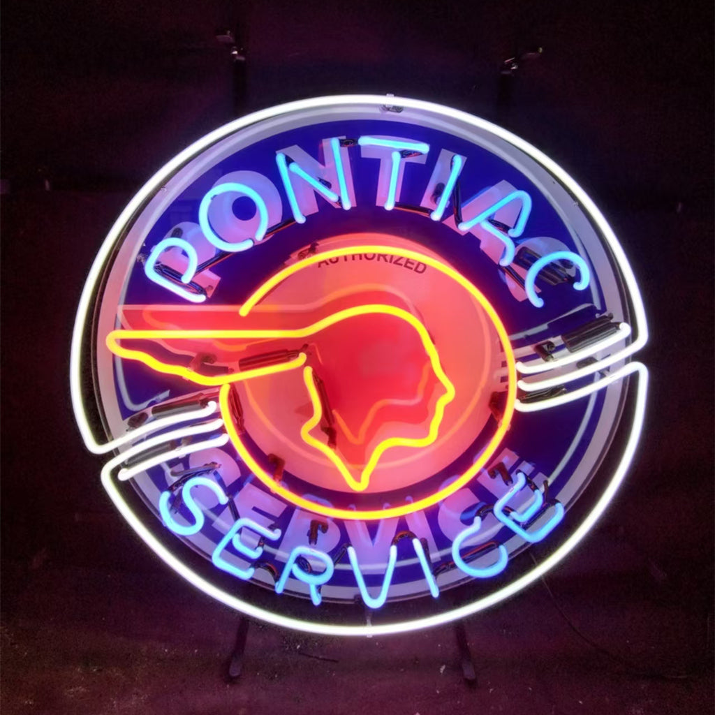 Pointiac Service Neon Signs