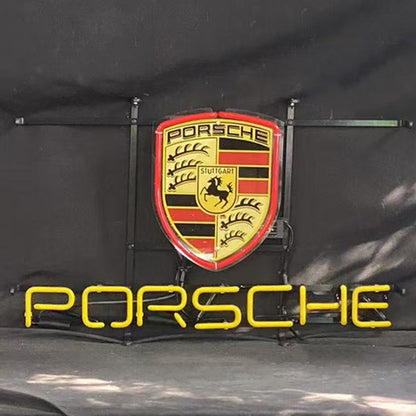 Porsche Car Neon Sign Light