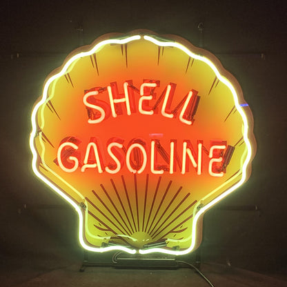 Shell Gasoline Neon Signs Light