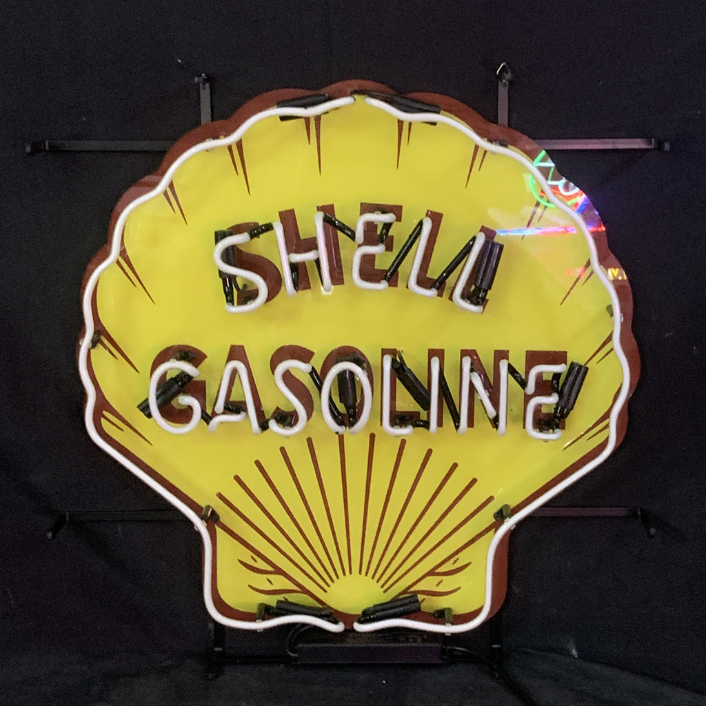 Shell Signage New Shell Gasoline Neon Signs Light Classic Logo – Neon Signs Land