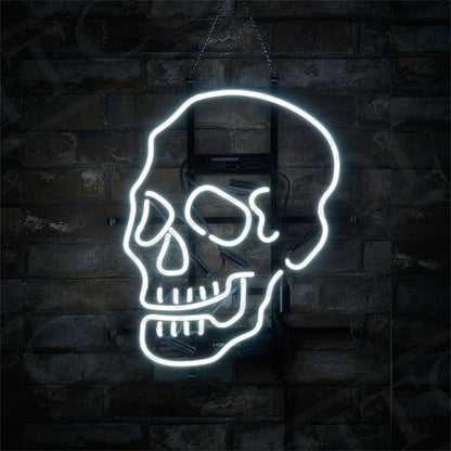 Skull Bone Shape Neon Ligh Sign