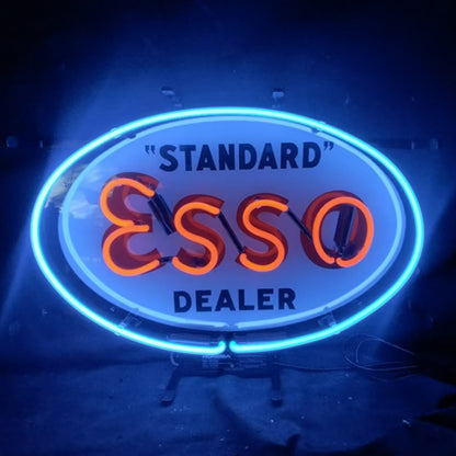 Standard Esso Dealer Neon Signs Light