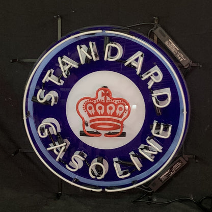 Standard Gasoline Crown Neon Light Sign