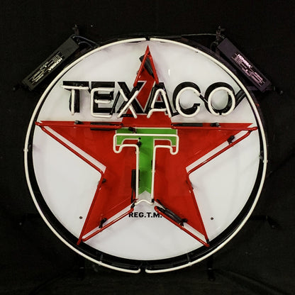 Texaco Gasoline Neon Signs Light