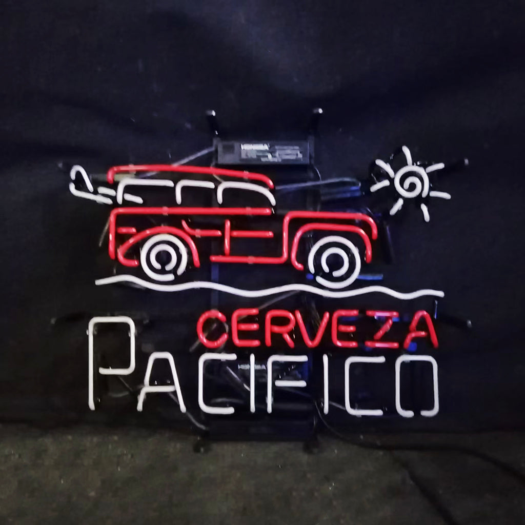 Truck Car Cerveza Pacifico Beer Neon Signs Light